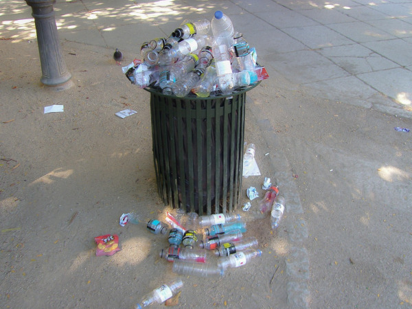 recycling bins curb uk street